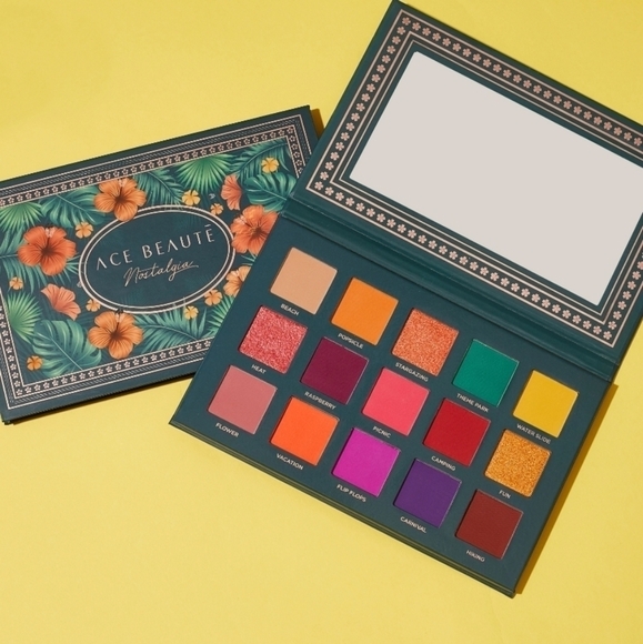 ๐ต 2 for $40 ๐ต ACE BEAUTE 15 PAN NOSTALGIA EYESHADOW PALETTE - Picture 2 of 10
